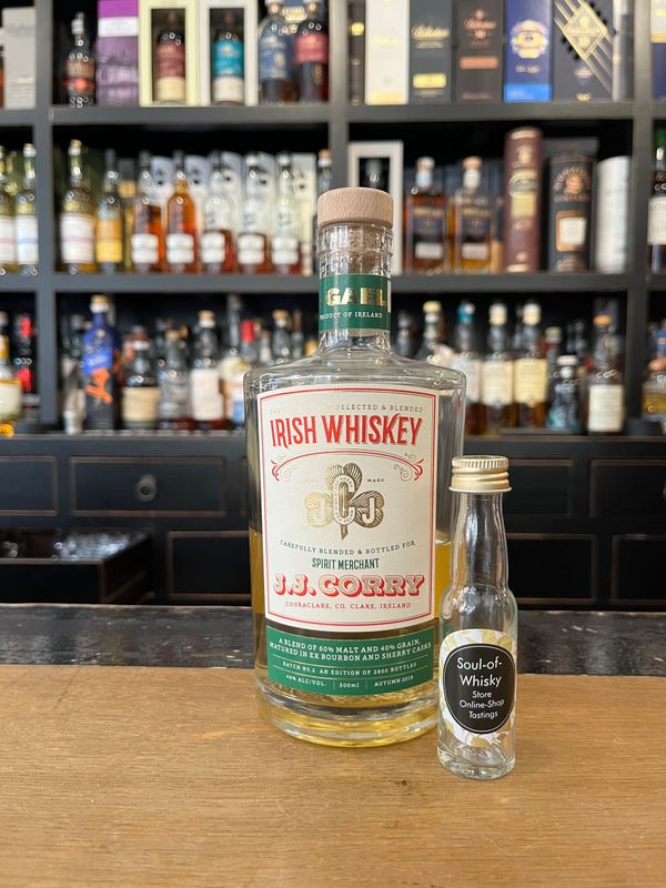 J.J. Corry Irish Whiskey Sample mit 2cl und 46% J.J. Corry Irish Whiskey Sample mit 2cl und 46%