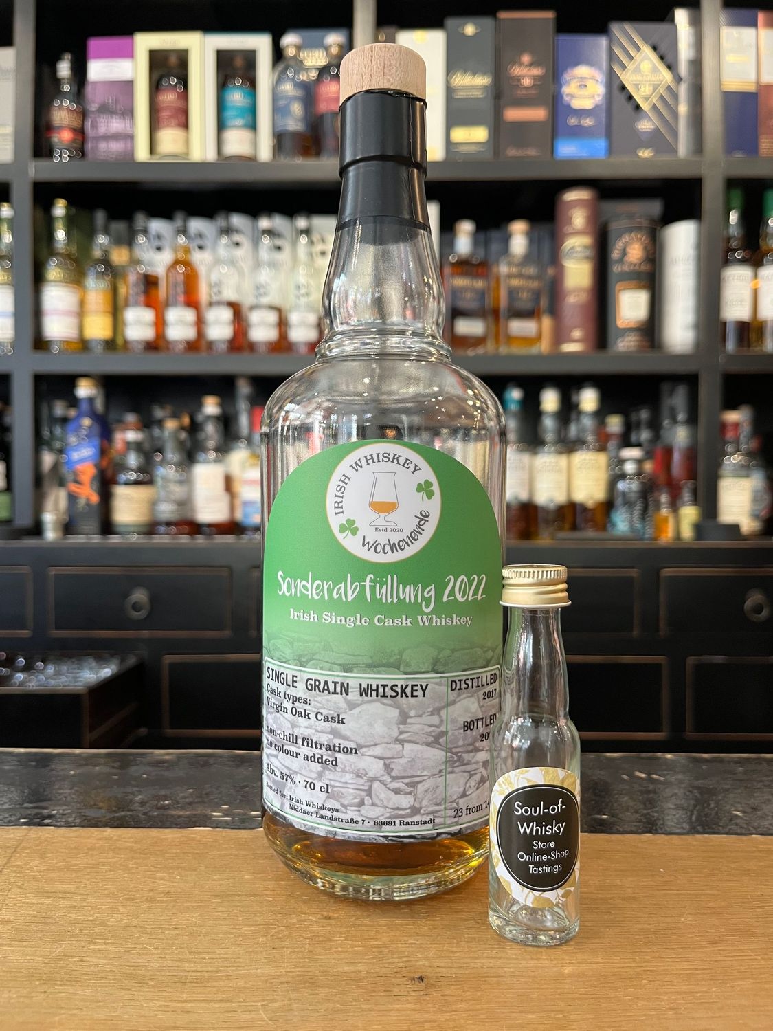 Irish Whiskey Single Grain Sample mit 2cl und 57%