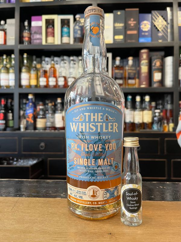 The Whistler P.X Sherry Cask Irish Whiskey Sample mit 2cl und 46% The Whistler P.X Sherry Cask Irish Whiskey Sample mit 2cl und 46%