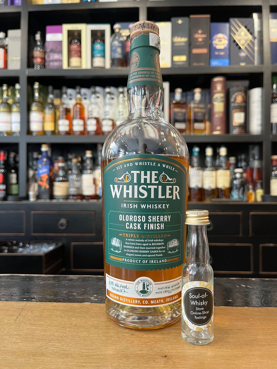 The Whistler Oloroso Sherry Cask Irish Whiskey Sample mit 2cl und 43%