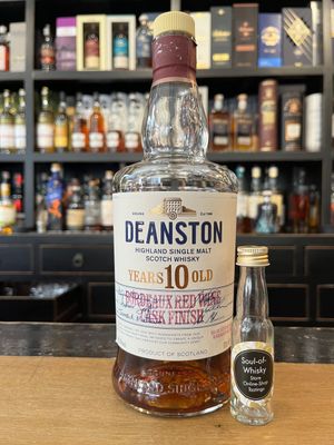 Deanston 10 Jahre Bordeaux Red Wine Cask Sample mit 2cl und 46,3%