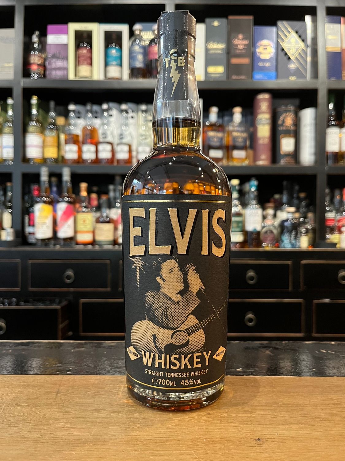 Elvis Tiger Man Straight Tennessee Whiskey mit 0,7l und 45%