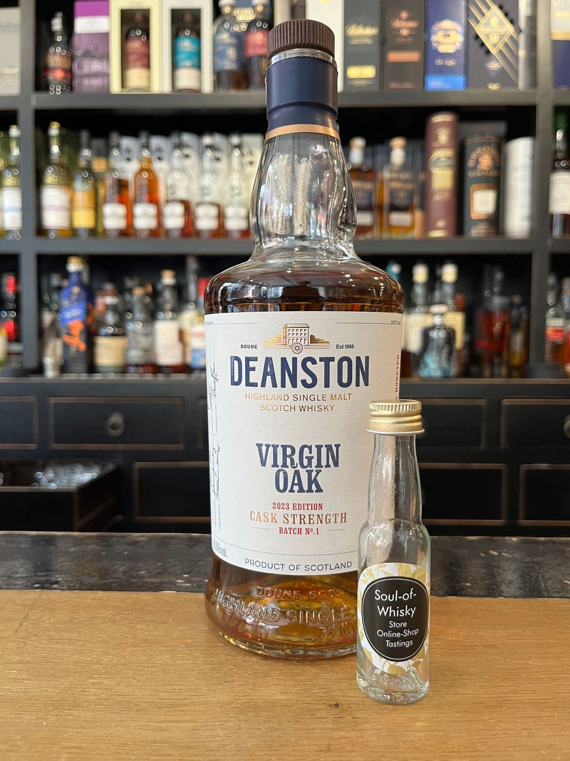 Deanston Virgin Oak Cask Strength Sample mit 2cl und 58,5%