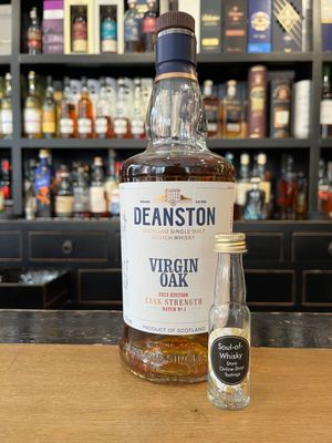 Deanston Virgin Oak Cask Strength Sample mit 2cl und 58,5% Deanston Virgin Oak Cask Strength Sample mit 2cl und 58,5%