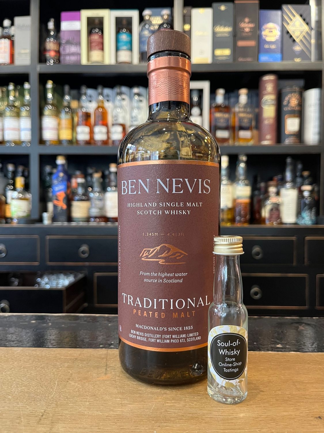 Ben Nevis Traditional Sample mit 2cl und 46%