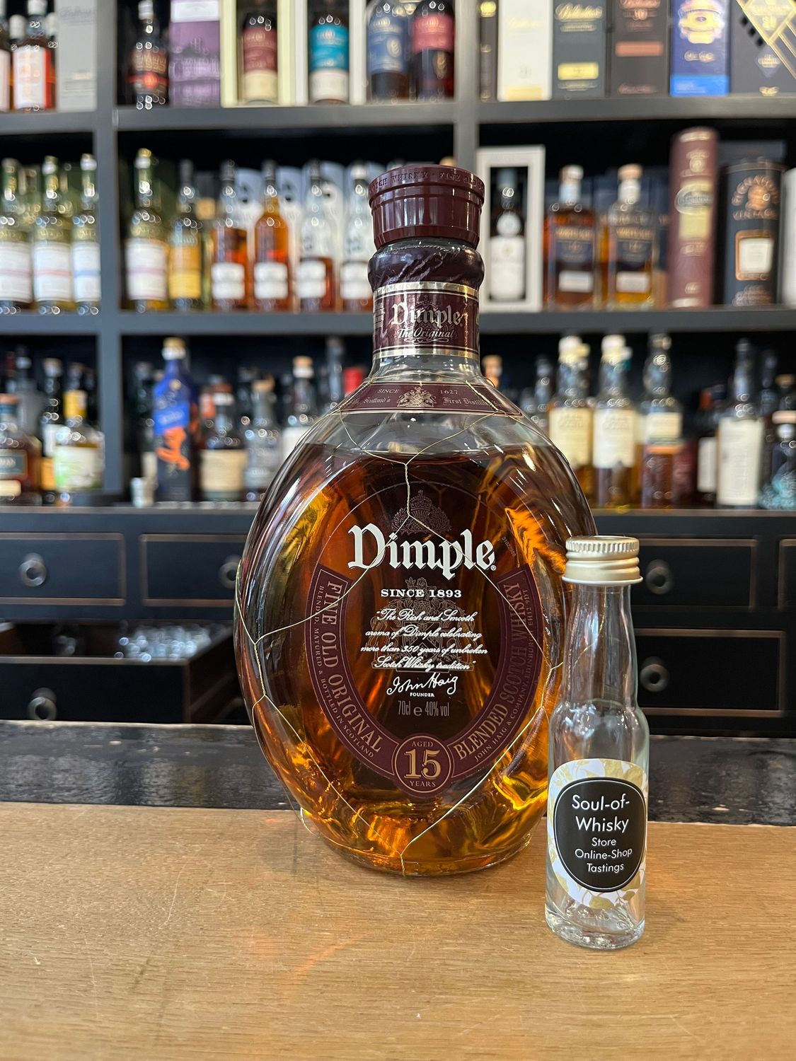Dimple 15 Jahre Sample mit 2cl und 40%