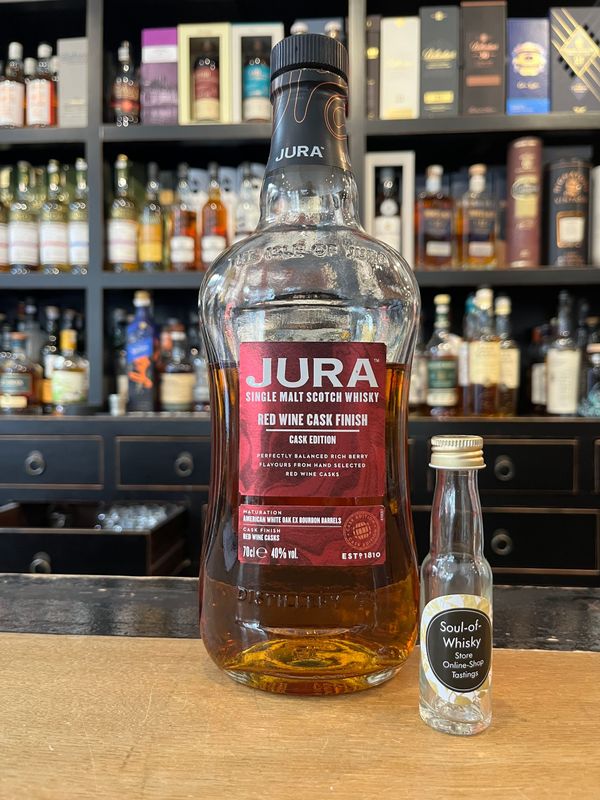 Jura Red Wine Cask Sample mit 2cl und 40%