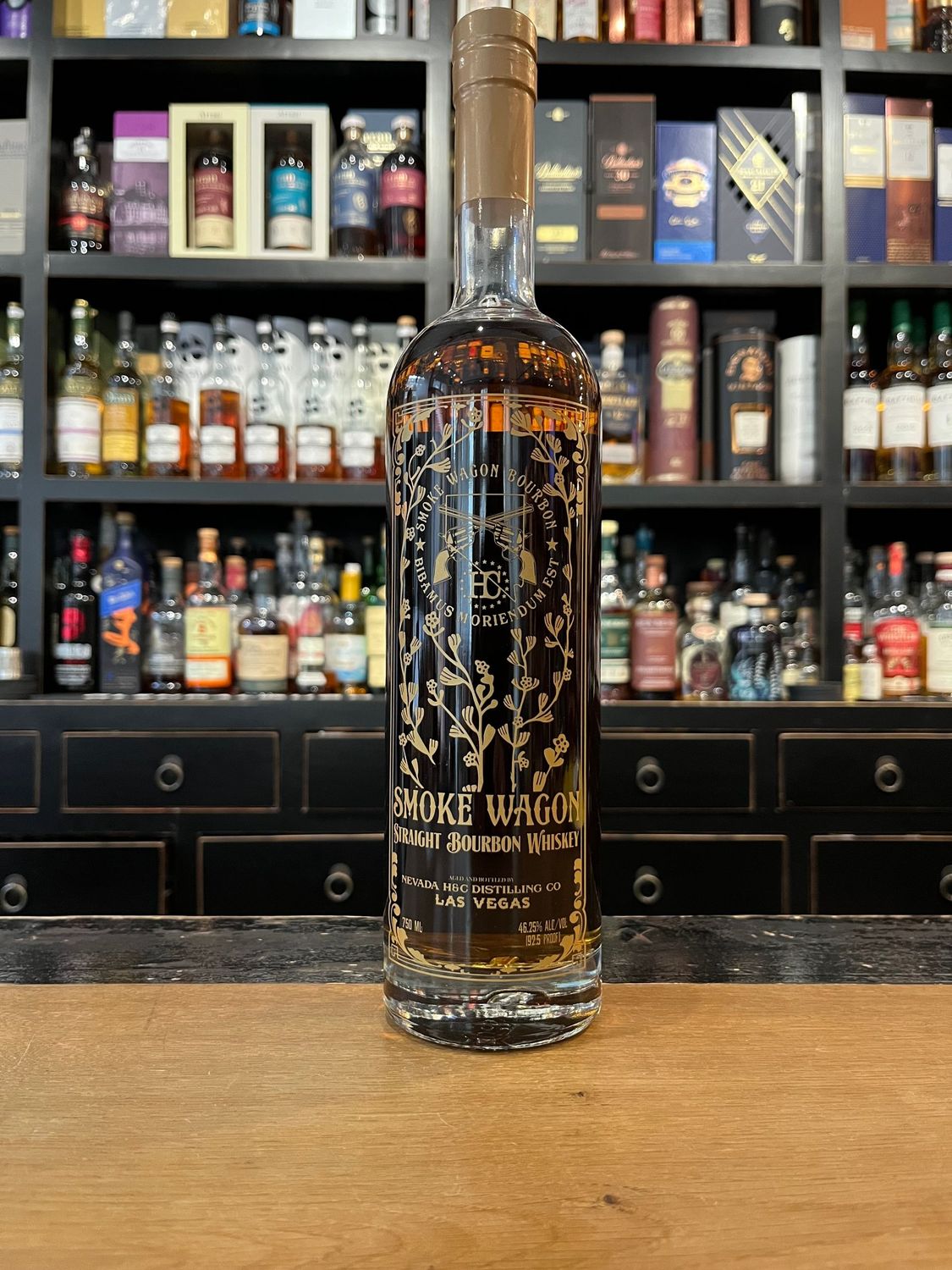 Smoke Wagon Bourbon Whiskey mit 0,7l und 46,25%