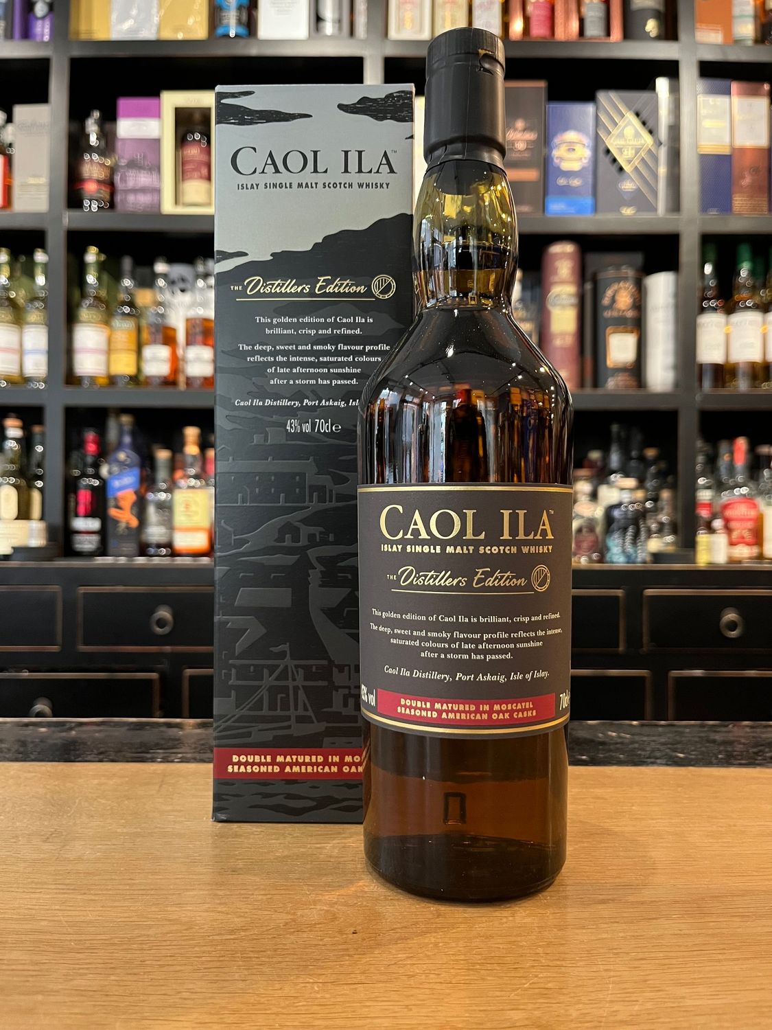 Caol Ila Distillers Edition mit 0,7l und 43%