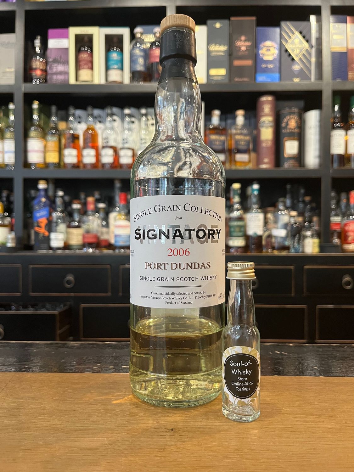 Port Dundas Signatory 2006 Sample mit 2cl und 43%
