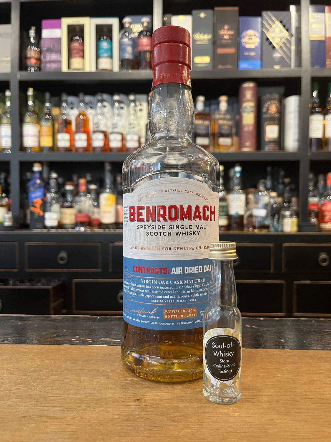 Benromach Air Dried Oak Sample mit 2cl und 46%