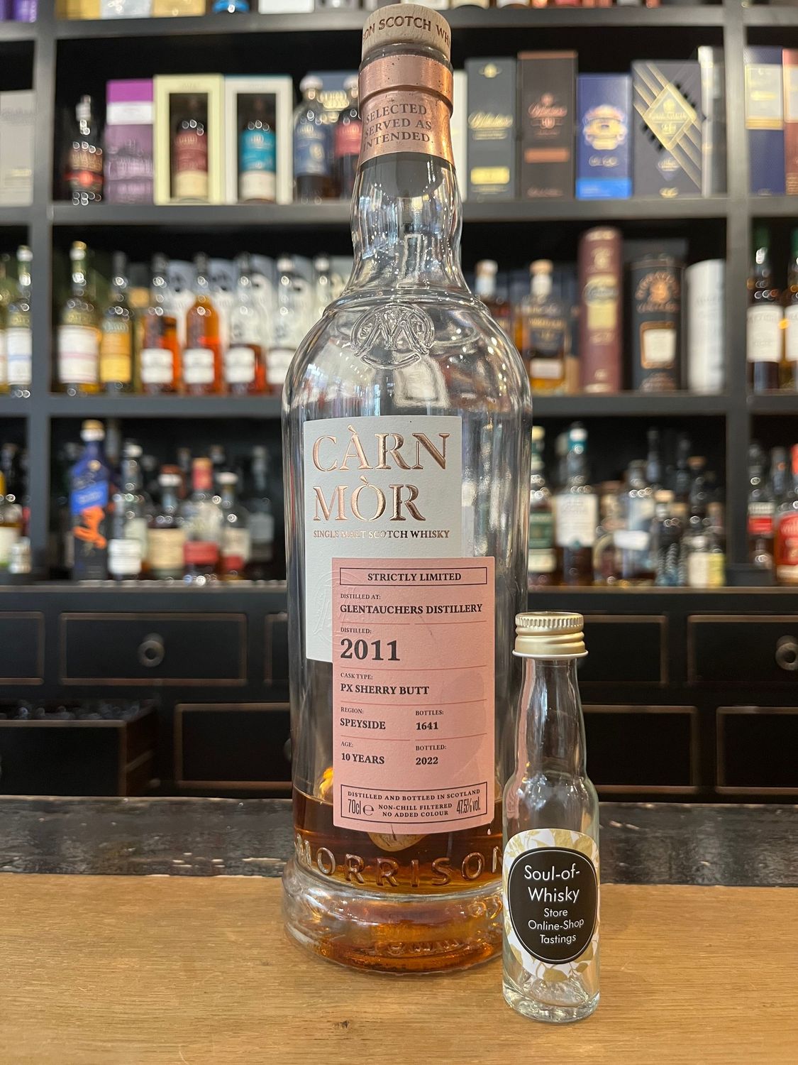 Carn Mor Glentauchers PX  Sample mit 2cl und 47,5%