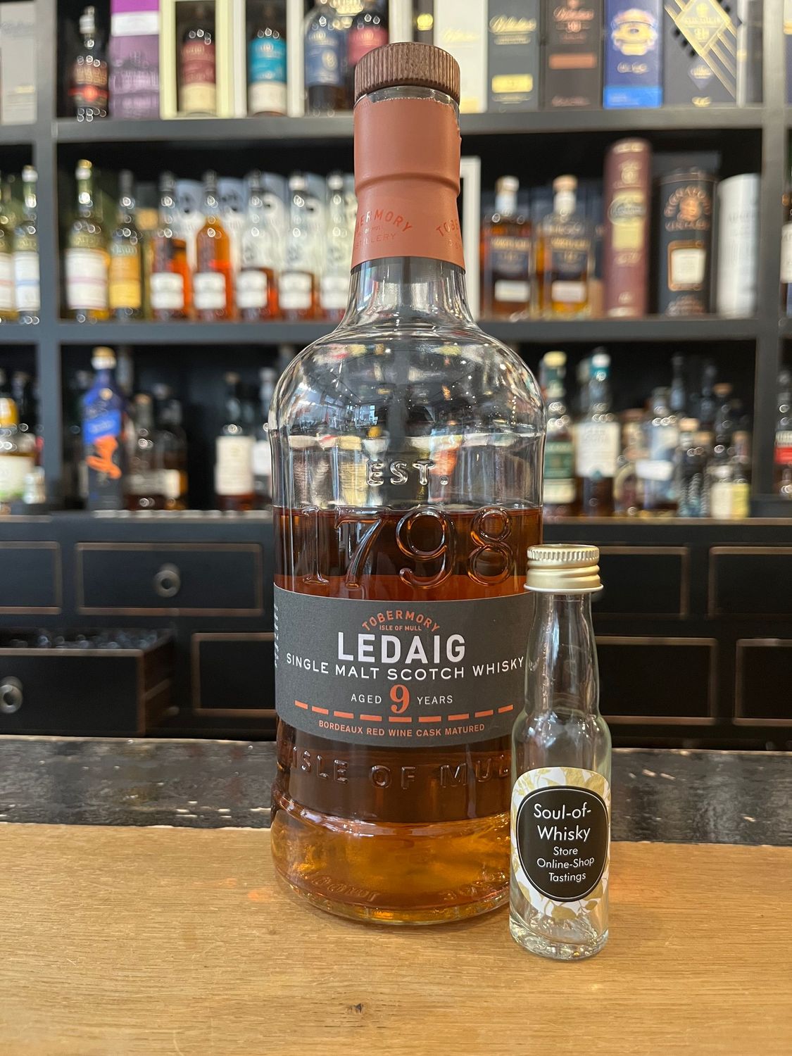 Ledaig 9 Jahre Sample mit 2cl und 56,8%