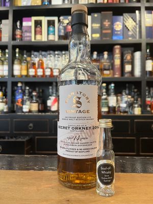 Secret Orkney 14 Jahre Sample mit 2cl und 57,1% Secret Orkney 14 Jahre Sample mit 2cl und 57,1%