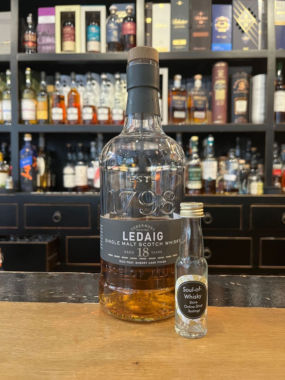 Ledaig 18 Jahre Sample mit 2cl und 46,3%