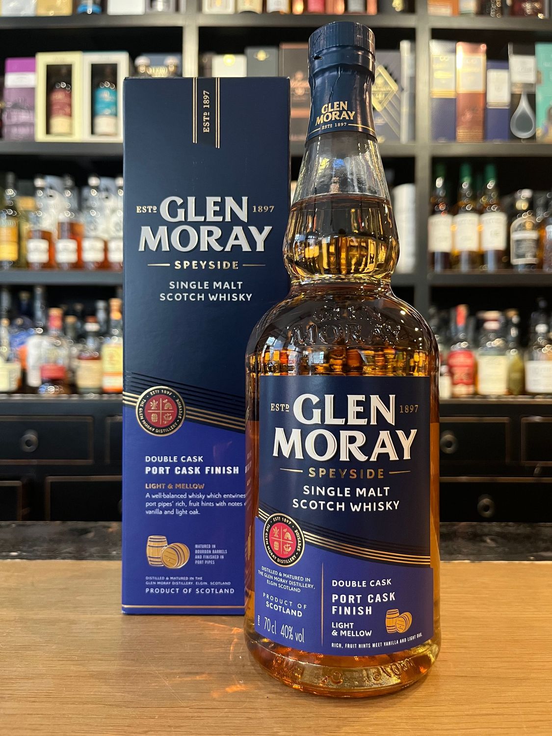 Glen Moray Elgin Port Cask Finish mit 0,7l und 40% Glen Moray Elgin Port Cask Finish mit 0,7l und 40%
