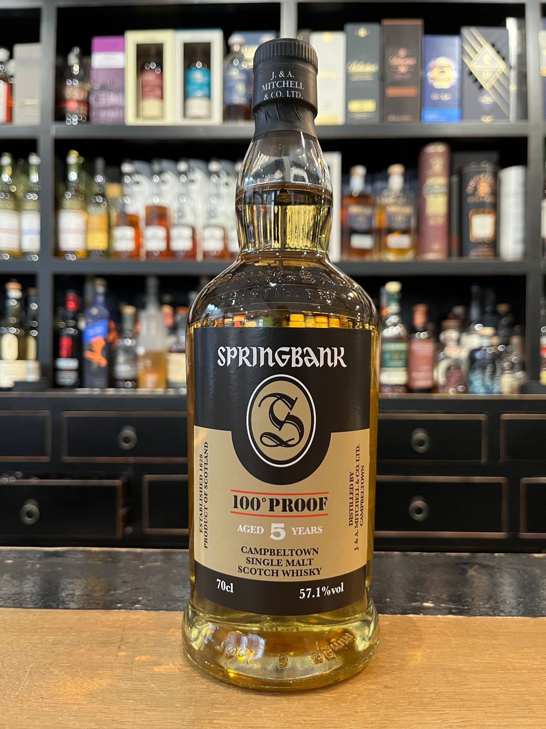 Springbank 5 Jahre 100 Proof Campbeltown Whisky mit 0,7l und 57,1% Springbank 5 Jahre 100 Proof Campbeltown Whisky mit 0,7l und 57,1%