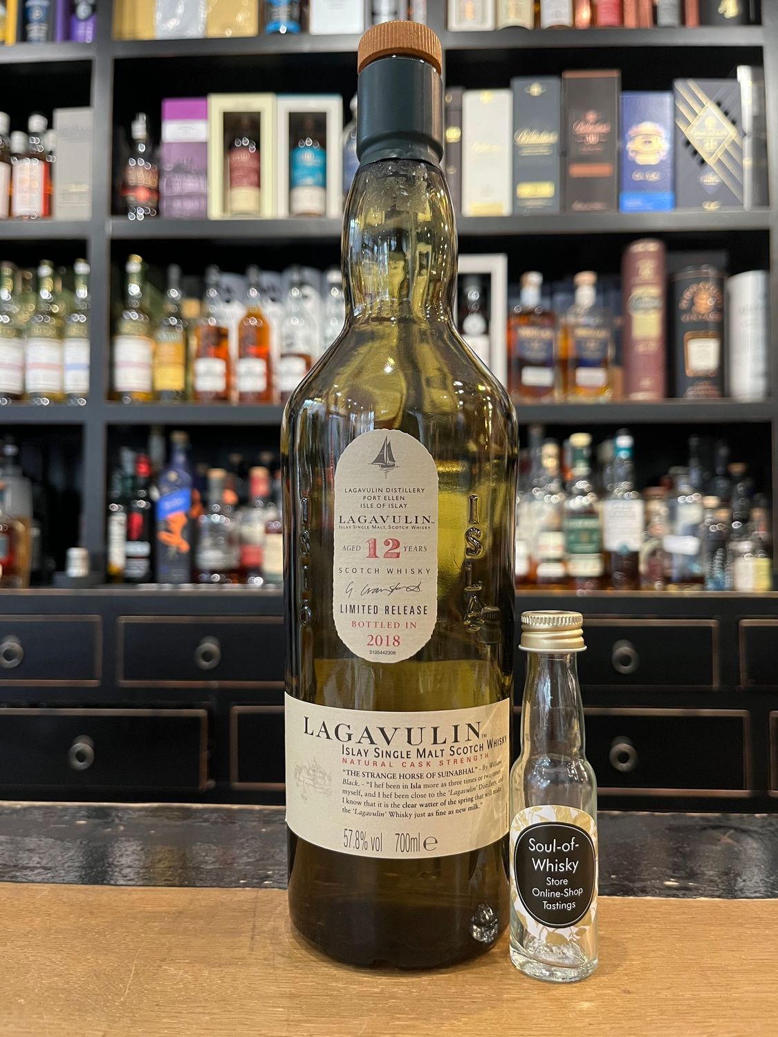 Lagavulin 12 Jahre Sample mit 2cl und 57,8%