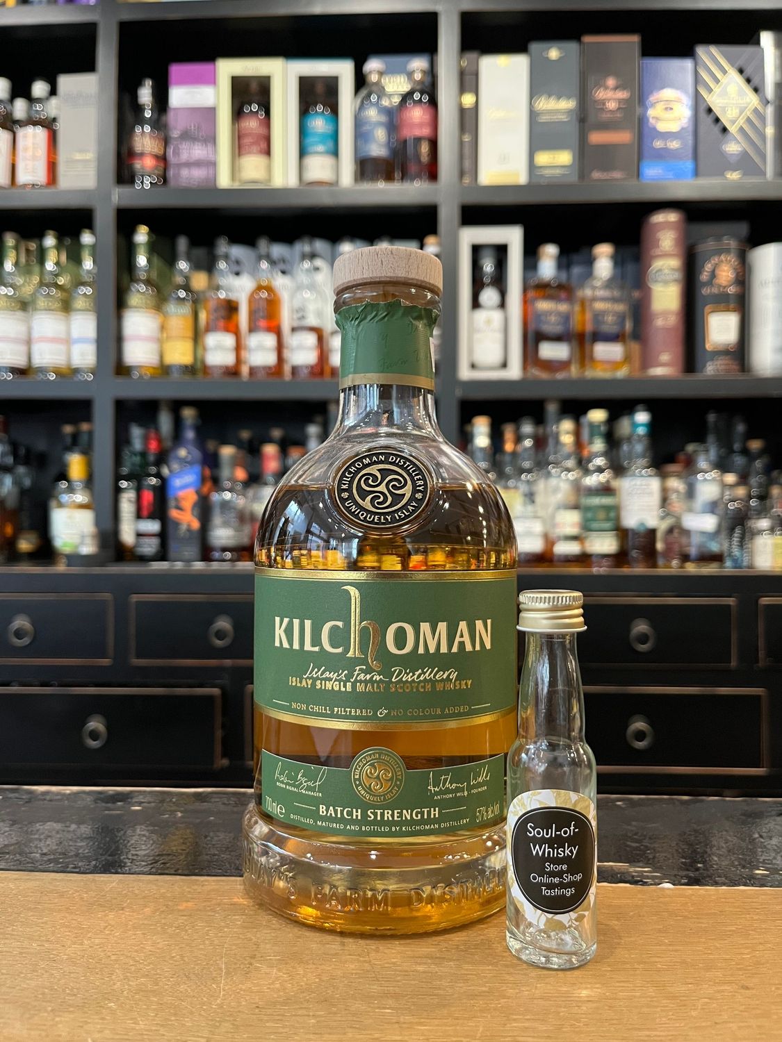 Kilchoman Batch Strength Sample mit 2cl und 57% Kilchoman Batch Strength Sample mit 2cl und 57%