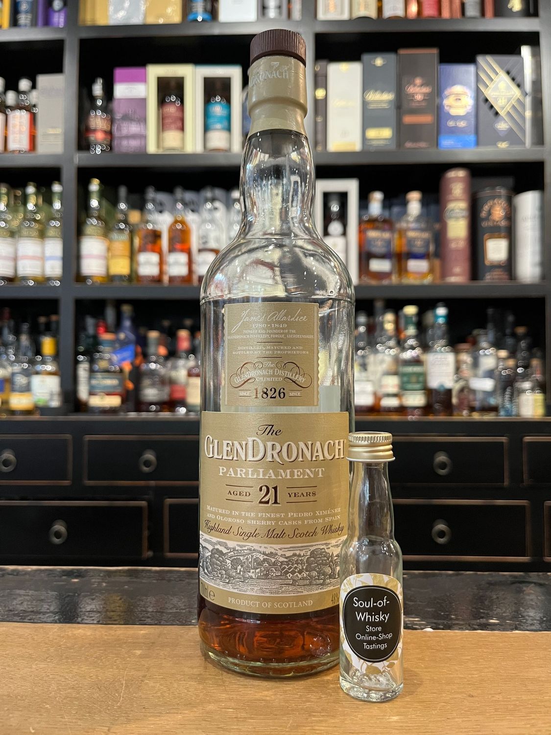 Glendronach 21 Jahre (Billy Walker) Sample mit 2cl und 48% Glendronach 21 Jahre (Billy Walker) Sample mit 2cl und 48%
