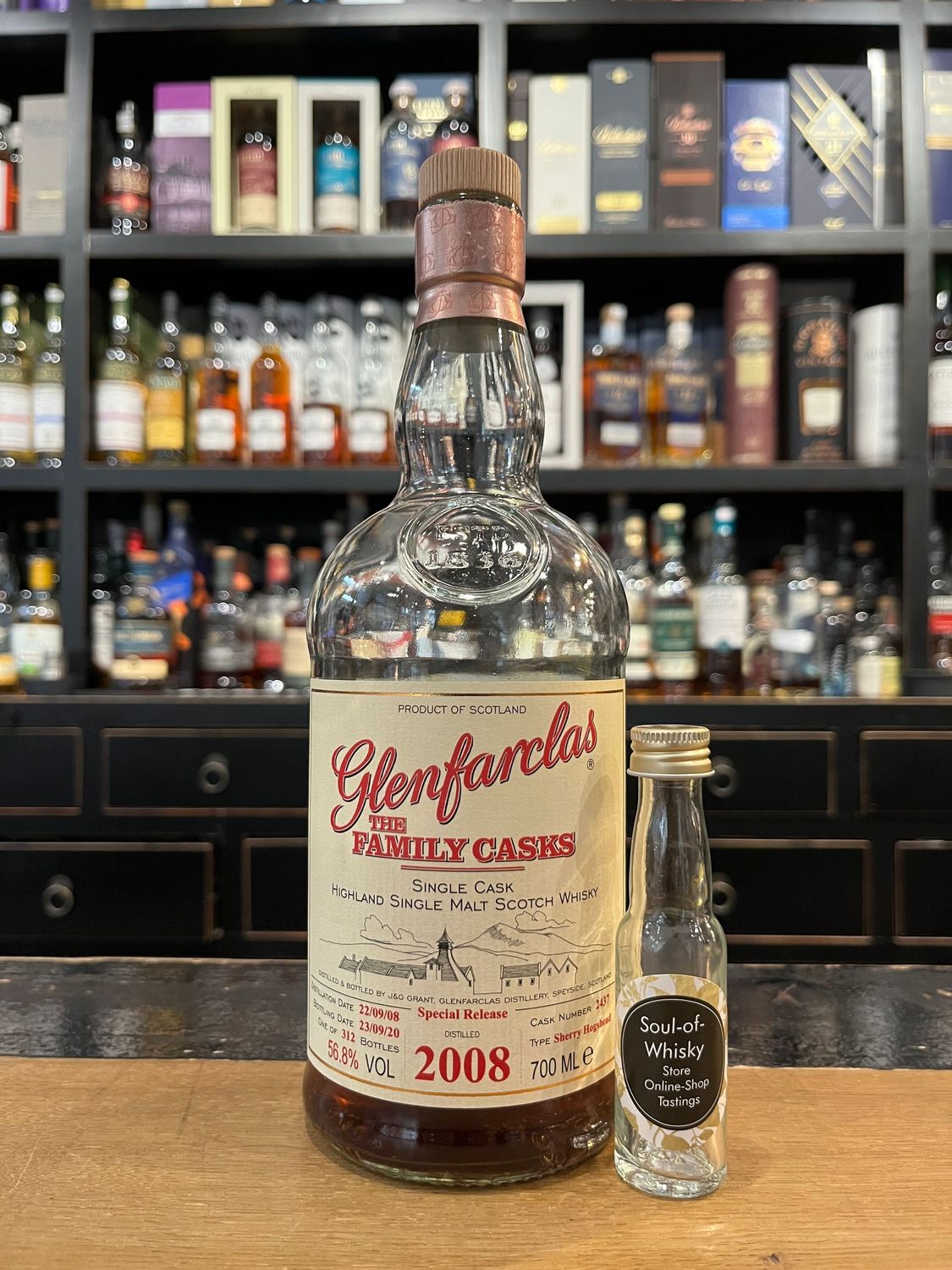 Glenfarclas Family Cask 12 Jahre Sample mit 2cl und 56,8% Glenfarclas Family Cask 12 Jahre Sample mit 2cl und 56,8%