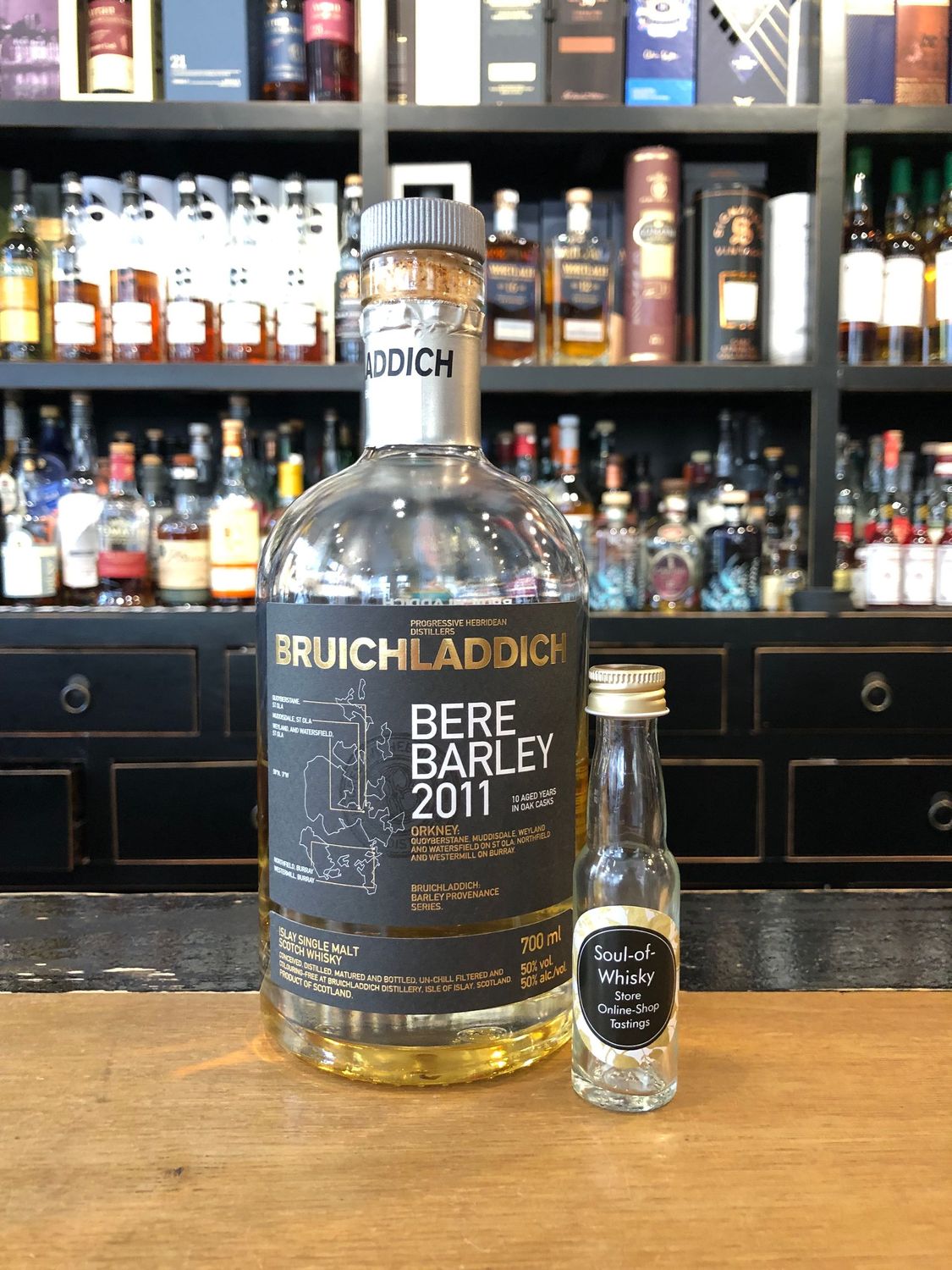 Bruichladdich Bere Barley 2011 Sample mit 2cl und 50%