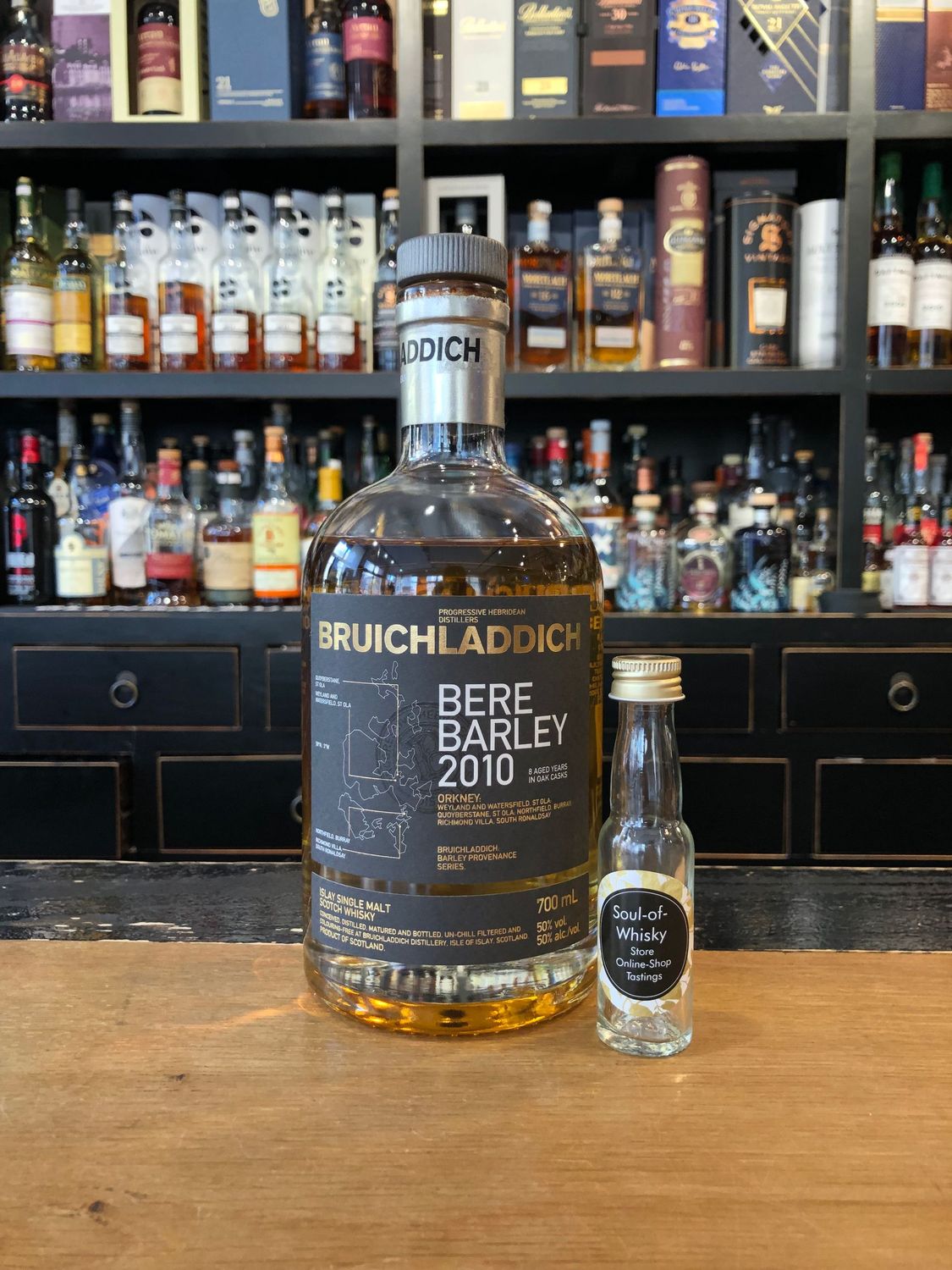 Bruichladdich Bere Barley 2010 Sample mit 2cl und 50%