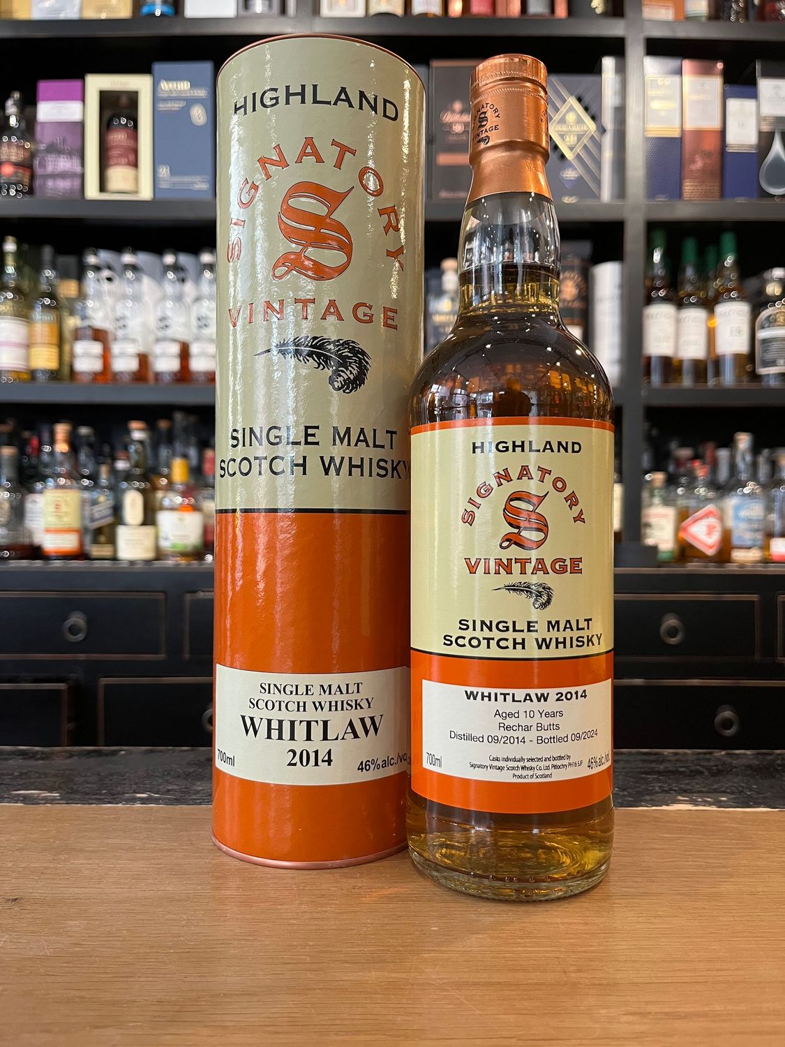 Whitlaw 10 Jahre Signatory Vintage mit 0,7l und 46%