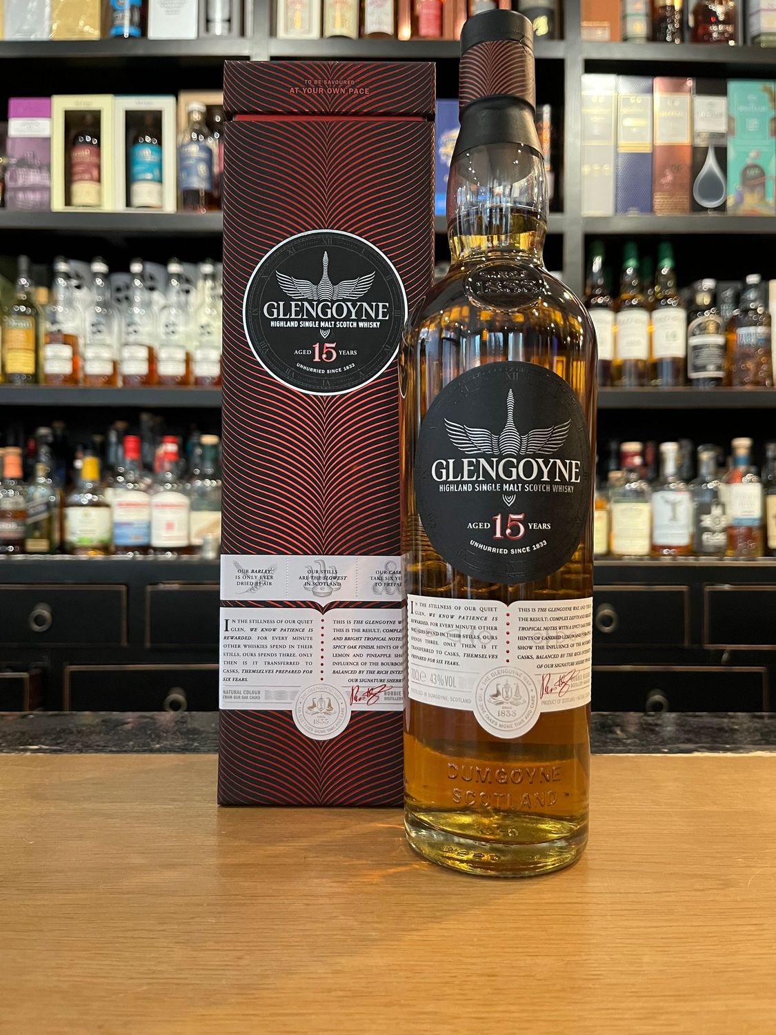 Glengoyne 15 Jahre mit 0,7 L und 43% Glengoyne 15 Jahre mit 0,7 L und 43%