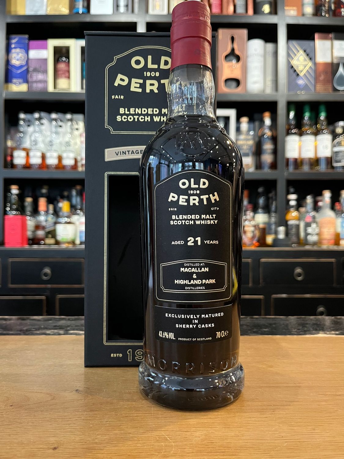 Macallan - Highland Park 21 Jahre Old Perth Edition mit 0,7l und 43,6%