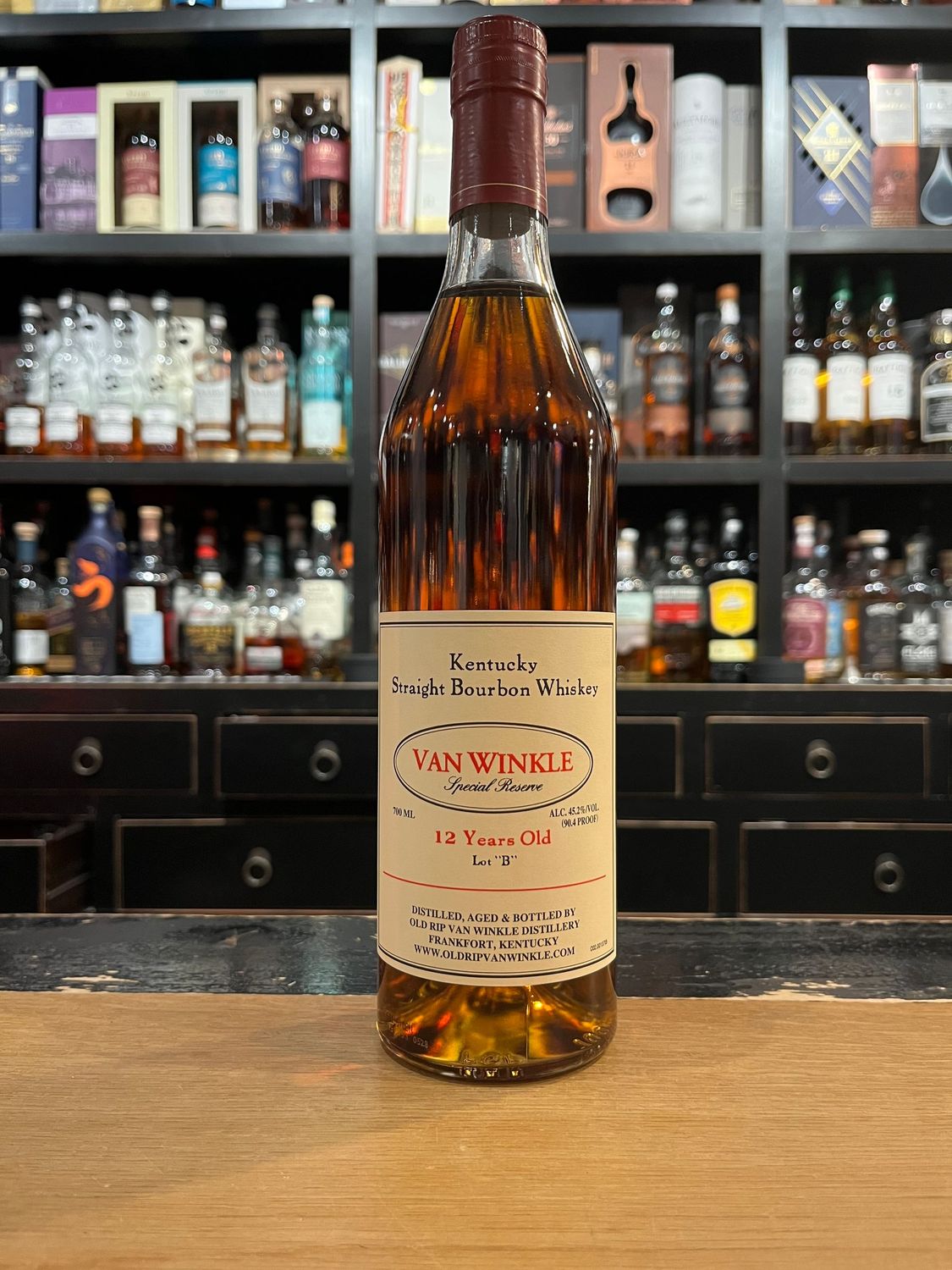 Old Rip Van Winkle 12 Jahre Special Reserve mit 0,7L und 45,2%