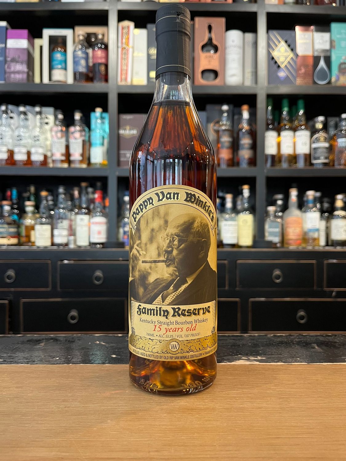 Pappy Van Winkle 15 Jahre Family Reserve mit 0,7L und 53,5%