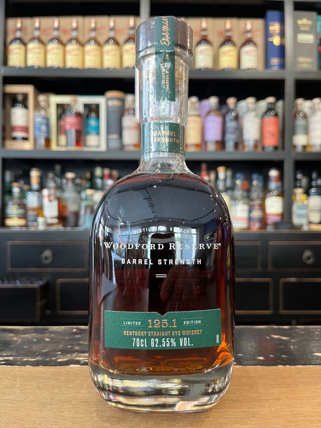 Woodford Reserve Barrel Strength Rye Whiskey mit 0,7l und 62,55% Woodford Reserve Barrel Strength Rye Whiskey mit 0,7l und 62,55%