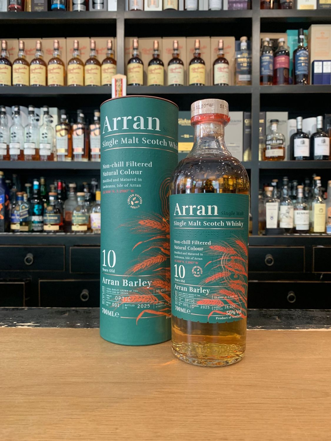 Arran 10 Jahre Local Barley Batch #001 mit 0,7l und 50%