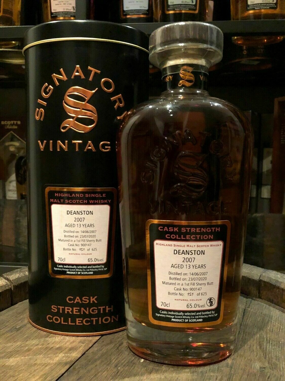 Deanston 13 Jahre 1st Fill Sherry Butt mit 0,7L und 65% Deanston 13 Jahre 1st Fill Sherry Butt mit 0,7L und 65%