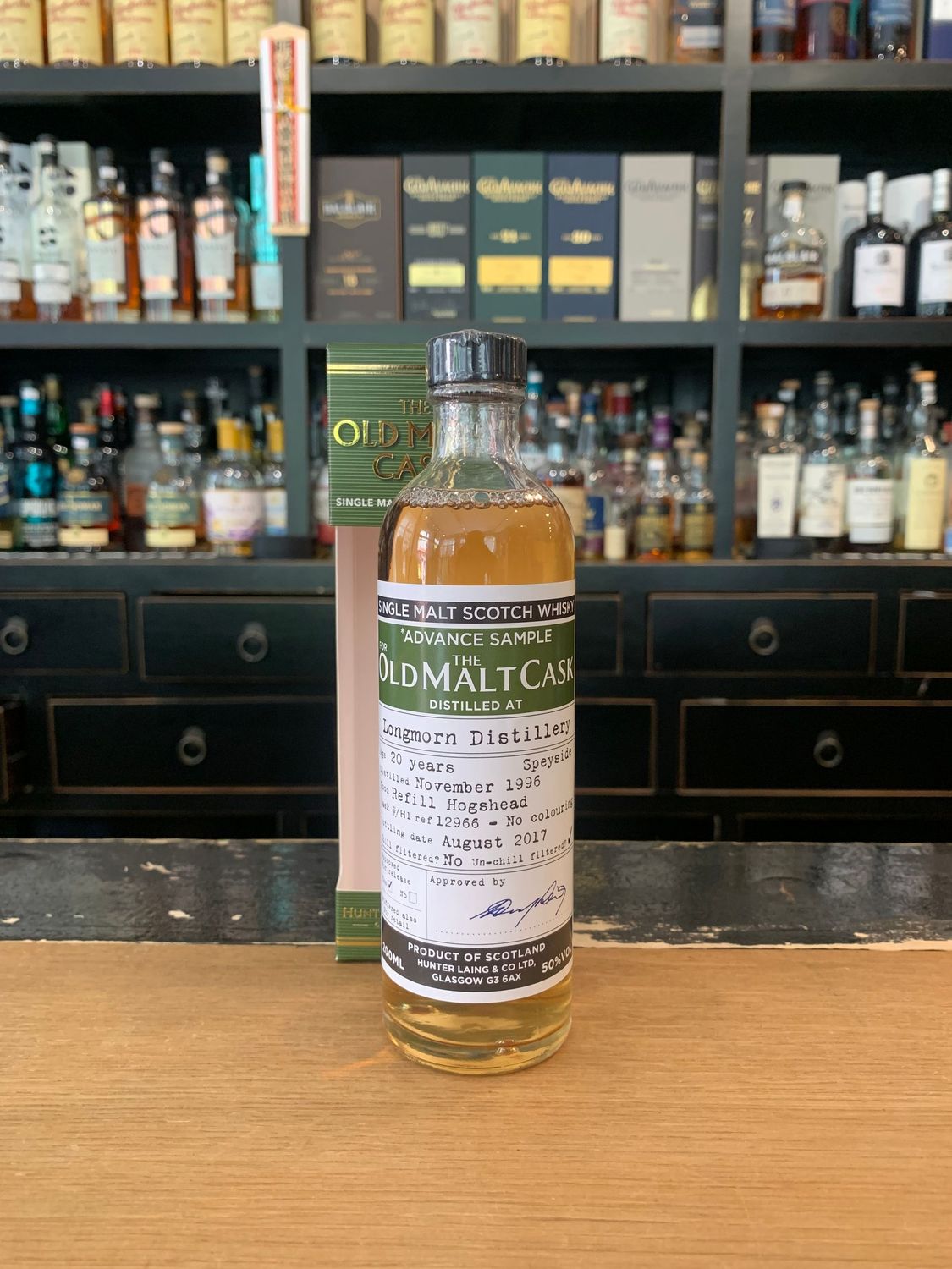 Longmorn 20 Jahre Selten Hunter Laing mit 0,2l und 50%