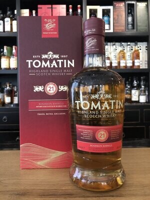 Tomatin 21 Jahre mit 0,7l und 46%