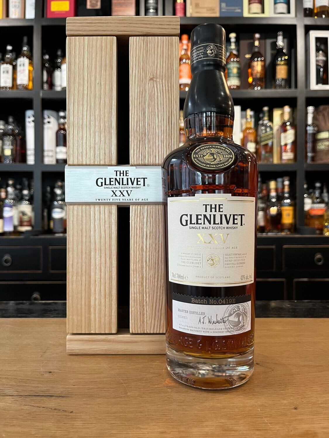 Glenlivet 25 Jahre mit 0,7 L und 43% Glenlivet 25 Jahre mit 0,7 L und 43%