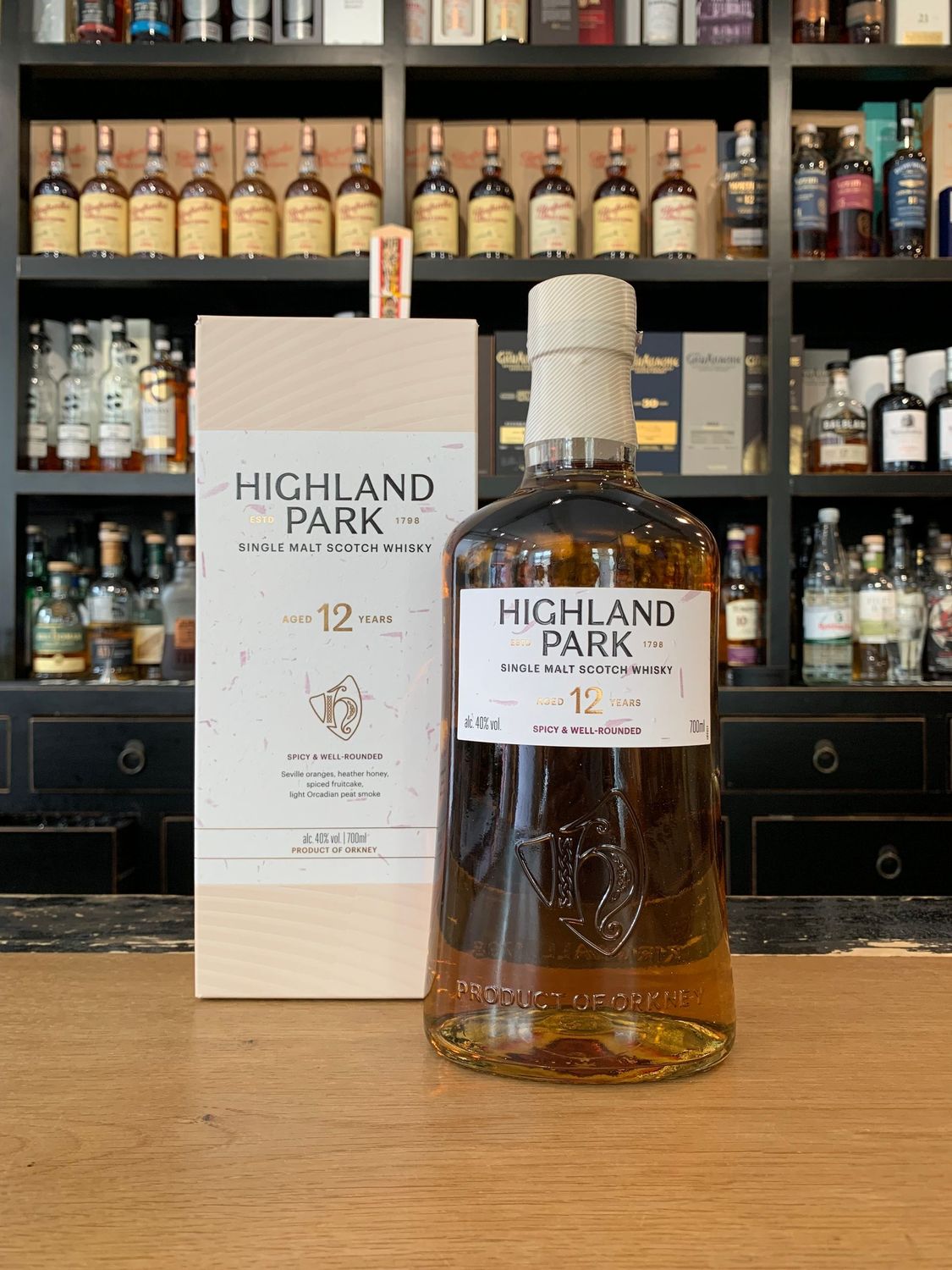 Highland Park 12 Jahre mit 0,7l und 40% Highland Park 12 Jahre mit 0,7l und 40%