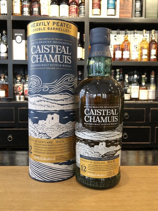 Caisteal Chamuis 12 Jahre Heavily Peated Double Barrel mit 0,7l und 46%