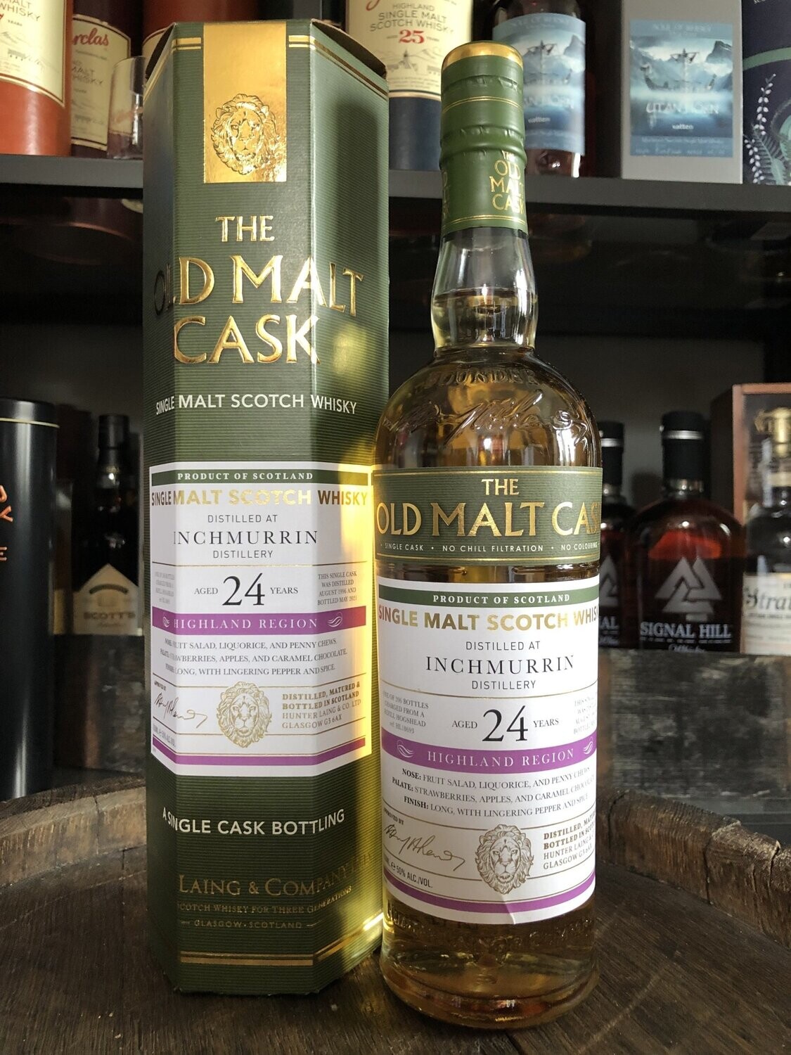 Inchmurrin 24 Jahre 1996/2021 Hunter Laing mit 0,7 L und 50% Inchmurrin 24 Jahre 1996/2021 Hunter Laing mit 0,7 L und 50%