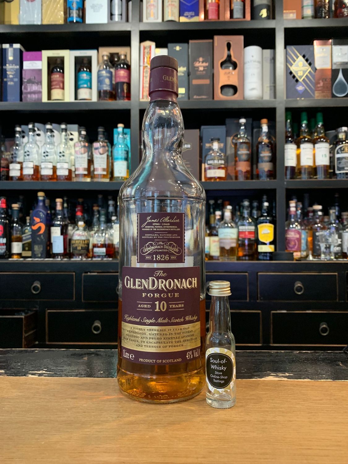 Glendronach Forgue 10 Jahre Sample mit 2cl und 43%
