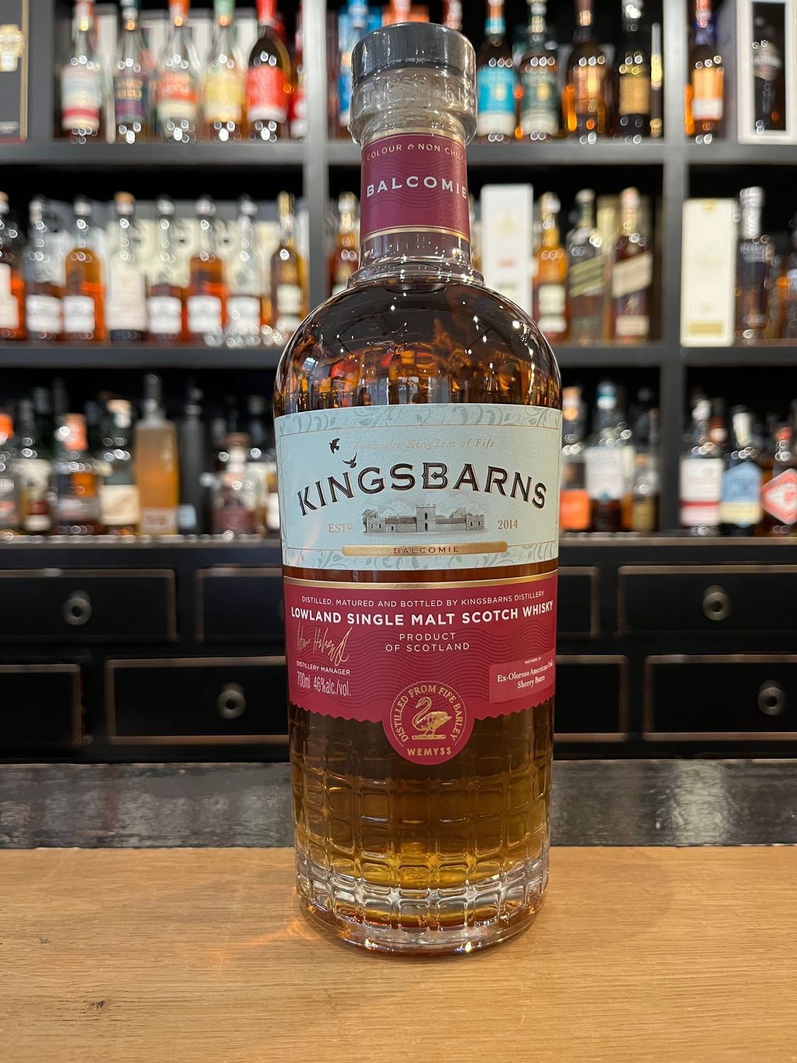 Kingsbarns Balcomie Oloroso Sherry Cask mit 0,7L und 46% Kingsbarns Balcomie Oloroso Sherry Cask mit 0,7L und 46%