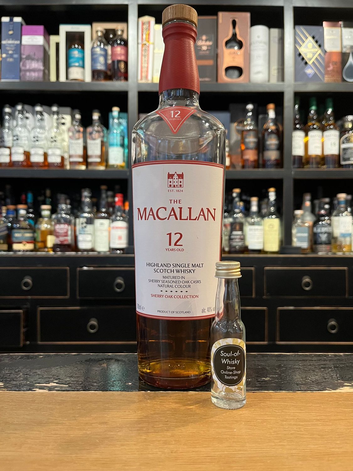 Macallan 12 Jahre Sherry Cask Sample mit 2cl und 40% Macallan 12 Jahre Sherry Cask Sample mit 2cl und 40%