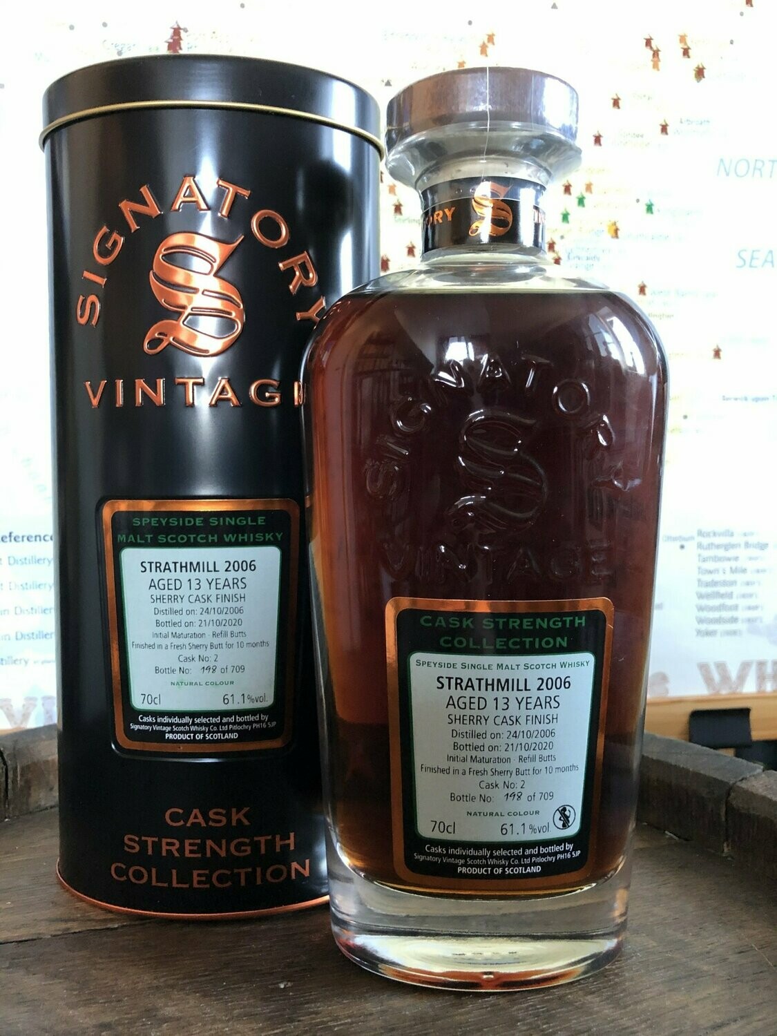 Strathmill 13 Jahre 2006/2020 Cask No. 2 mit 0,7L und 61,1% Strathmill 13 Jahre 2006/2020 Cask No. 2 mit 0,7L und 61,1%