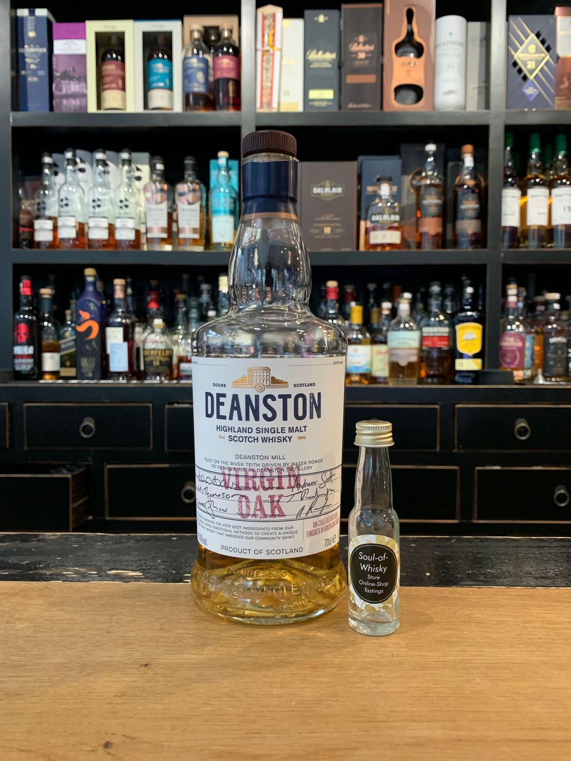 Deanston Virgin Oak Sample mit 2cl und 43% Deanston Virgin Oak Sample mit 2cl und 43%