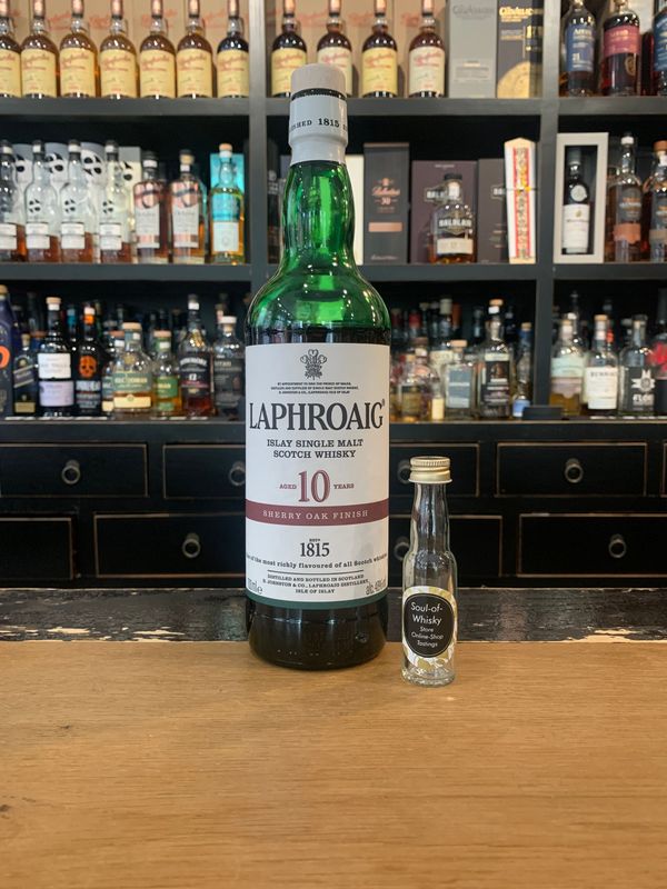 Laphroaig 10 Jahre Sherry Oak Finish mit 2cl und 48% Laphroaig 10 Jahre Sherry Oak Finish mit 2cl und 48%
