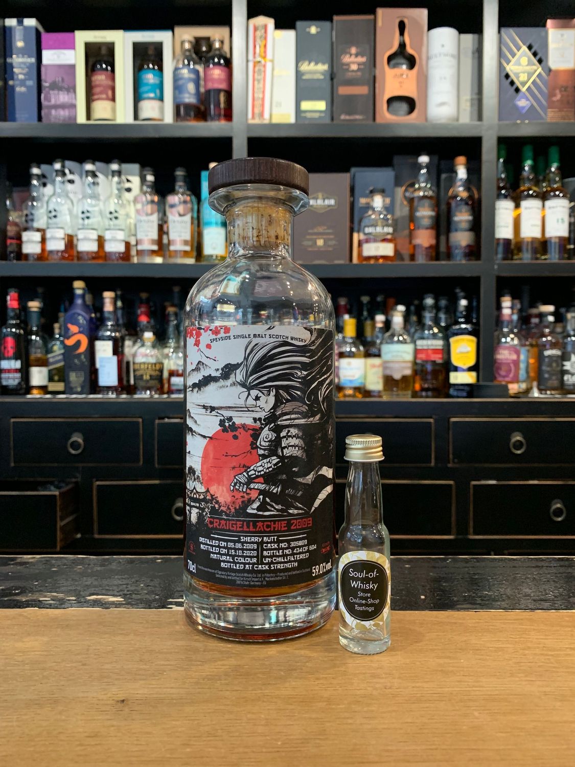 Craigellachie 11 Jahre Sample mit 2cl und 59% Dunkel wie Cola