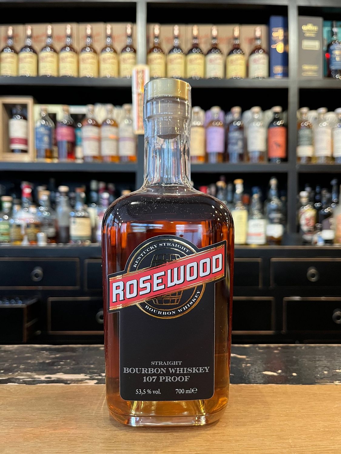 Rosewood 7 Jahre Kentucky Straight Bourbon mit 0,7l und 53,5% Rosewood 7 Jahre Kentucky Straight Bourbon mit 0,7l und 53,5%