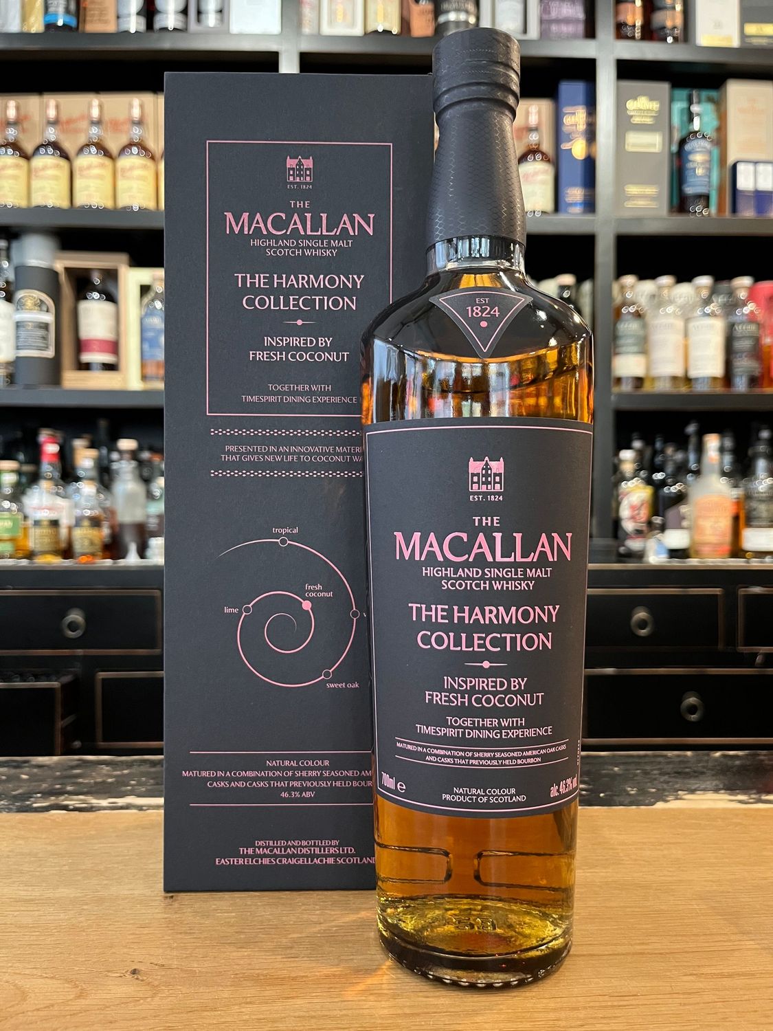 Macallan The Harmony Collection Fresh Coconut 2026 mit 0,7l und 46,3% Macallan The Harmony Collection Fresh Coconut 2026 mit 0,7l und 46,3%
